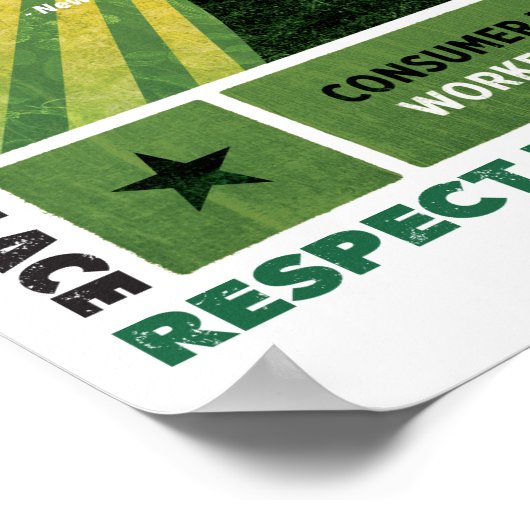 Fair Food Poster - Klein (Ecke)