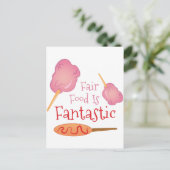 Fair Food Postkarte (Stehend Vorderseite)