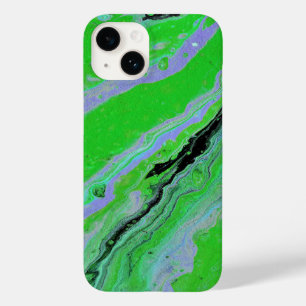Fair Game 3 Grüner gestreifter abstrakter Handyhül Case-Mate iPhone 14 Hülle