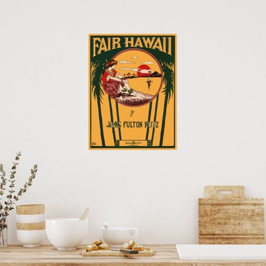 Fair Hawaii Poster (Küche)