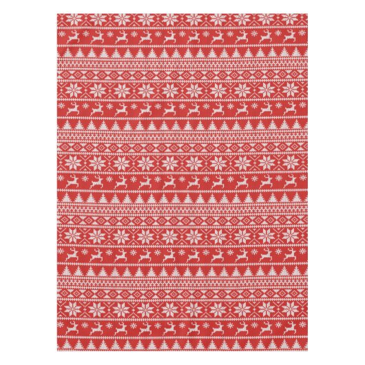 Fair Isle Christmas Tischdecke (Vorderseite)