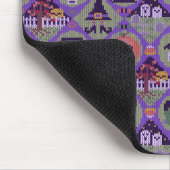 Fair Isle Cute Halloween Knitted Mousepad (Ecke)