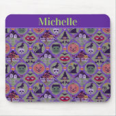 Fair Isle Cute Halloween Knitted Mousepad (Vorne)