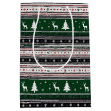 Fair Isle Feiertagsstrickmuster