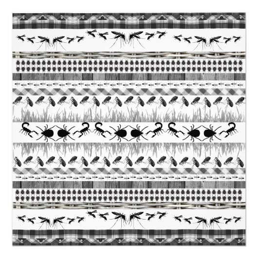 Fair Isle Fiercness tierisches Insekt Fotodruck (Vorne)