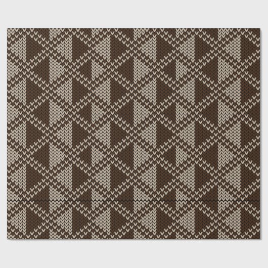 Fair Isle Geschenkpapier (Flach)