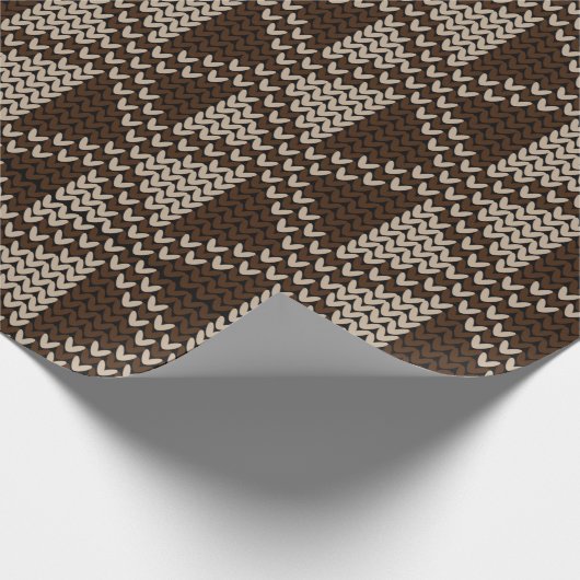 Fair Isle Geschenkpapier (Ecke)