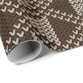 Fair Isle Geschenkpapier (Rolleneckpunkt)