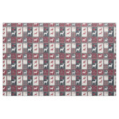 Fair Isle Knitted Patchwork | Rustikaler Rentier ( Stoff (Fat Quarter (45,7 x 55,9 cm))