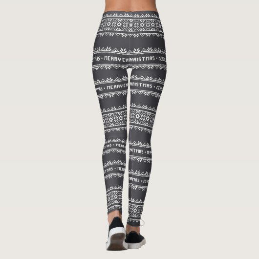 Fair Isle Leggings (Rückseite)