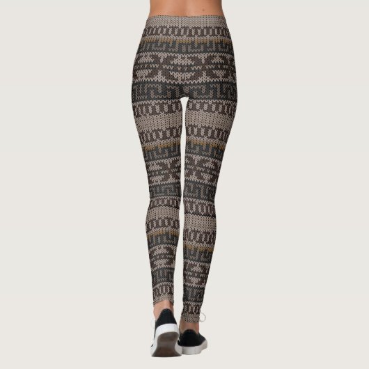 Fair Isle Leggings (Rückseite)