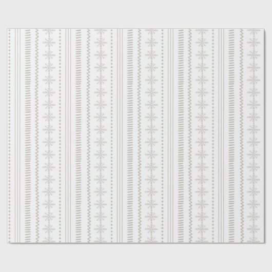 Fair Isle - Neutraler Urlaub Geschenkpapier (Flach)