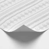 Fair Isle - Neutraler Urlaub Geschenkpapier (Ecke)