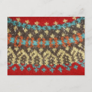 Fair Isle Postcard Postkarte