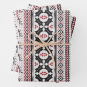 Fair Isle Strick Sweater Geschenkpapier Set (Beispiel)