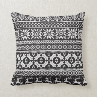 Fair Isle Strick Sweater Kissen