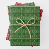 Fair Isle Weihnachten Geschenkpapier Set (Beispiel)