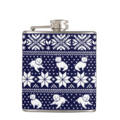 Fair Isle Westies Flask Flachmann (Vorderseite)