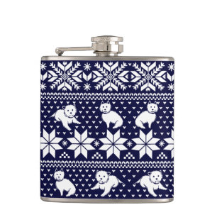 Fair Isle Westies Flask Flachmann