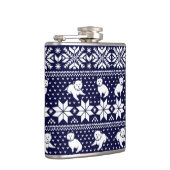 Fair Isle Westies Flask Flachmann (Rechts)