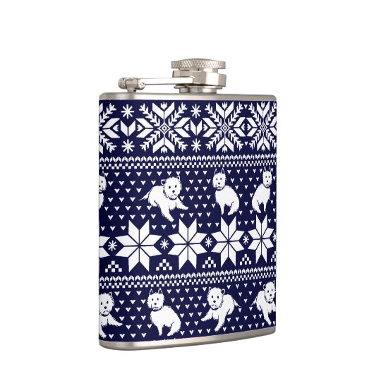 Fair Isle Westies Flask Flachmann (Rechts)