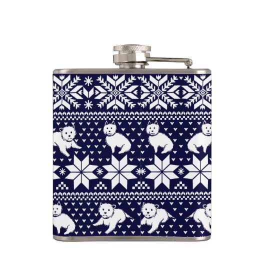 Fair Isle Westies Flask Flachmann (Rückseite)