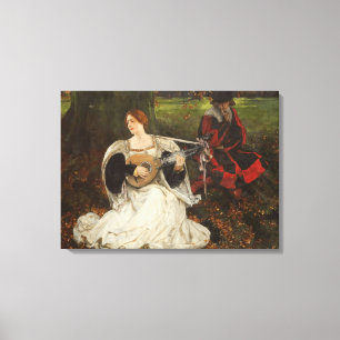 Fair ist meine Liebe (von Edwin Austin Abbey) Leinwanddruck
