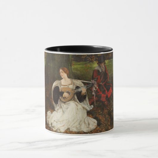 Fair ist meine Liebe (von Edwin Austin Abbey) Tasse (Zentrum)