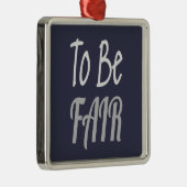 Fair LetterKenny Ornament Aus Metall (Rechts)