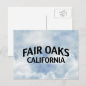 Fair Oaks California Postkarte (Vorne/Hinten)