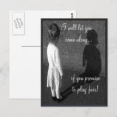 Fair Play Anpassbare Postkarte (Vorne/Hinten)