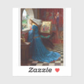 Fair Rosamund c. 1916 von John William Waterhouse Aufkleber (Blatt)