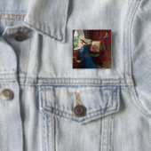 Fair Rosamund c. 1916 von John William Waterhouse Button (Beispiel)
