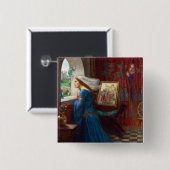 Fair Rosamund c. 1916 von John William Waterhouse Button (Vorne & Hinten)