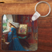 Fair Rosamund c. 1916 von John William Waterhouse Schlüsselanhänger (Rückseite)