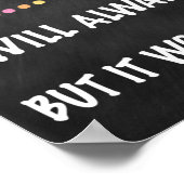 Fair Vs. Equal Klassenzimmer Poster (Ecke)