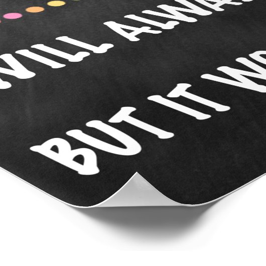 Fair Vs. Equal Klassenzimmer Poster (Ecke)