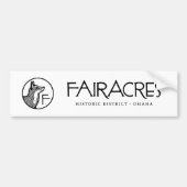 Fairacres Autoaufkleber (Vorne)