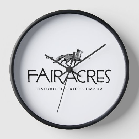 Fairacres Wall Clock Uhr (Vorderseite)