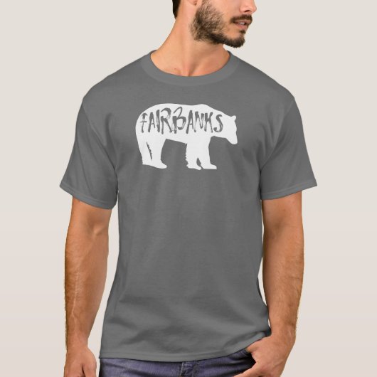 Fairbanks Alaska Bear T-Shirt (Vorderseite)