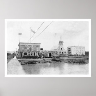 Fairbanks Alaska Citizen 1910 Poster