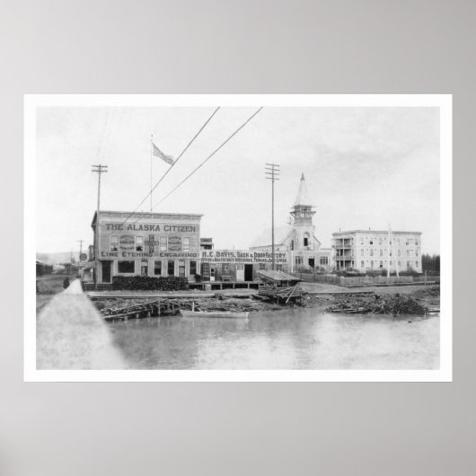 Fairbanks Alaska Citizen 1910 Poster (Vorne)