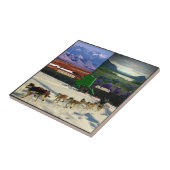 Fairbanks, Alaska Collage Fliese (Seite)