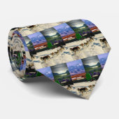 Fairbanks, Alaska Collage Krawatte (Gerollt)