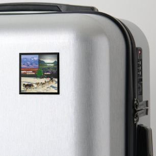 Fairbanks, Alaska Collage Magnet