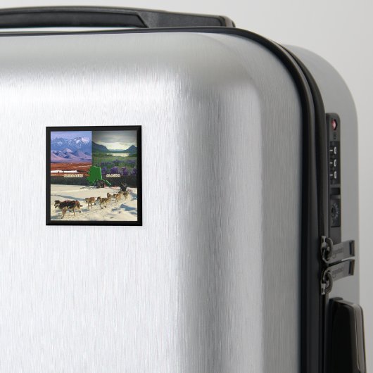 Fairbanks, Alaska Collage Magnet (In Situ (Gepäck))