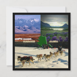 Fairbanks Alaska Foto Collage Housewarming Einladung