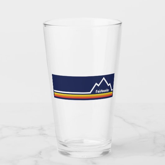 Fairbanks Alaska Glas (Vorderseite)