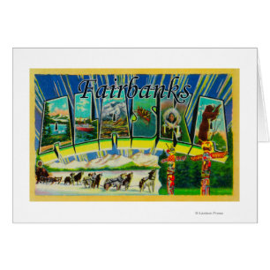 Fairbanks, Alaska - Große Briefmarkenszenen