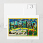 Fairbanks, Alaska - Große Briefmarkenszenen Postkarte (Vorne/Hinten)